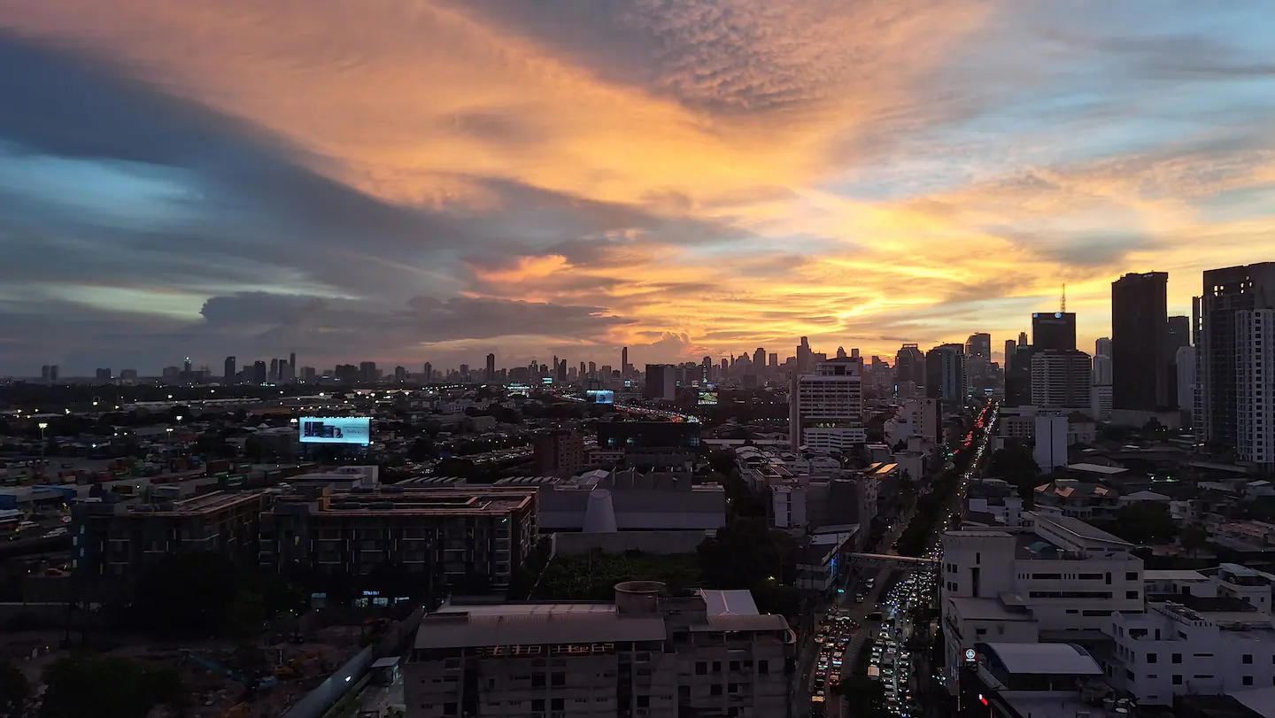 Come see the amazing skyline of BKK